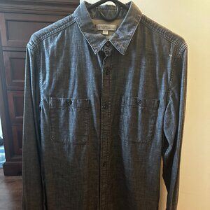 Banana Republic grey collared shirt